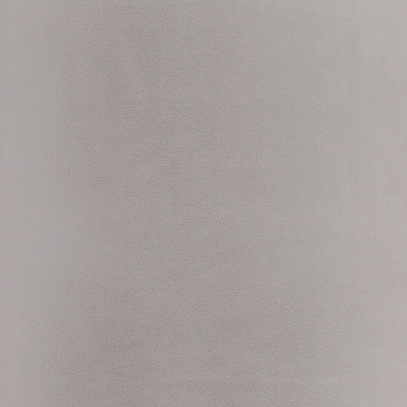 Solid swatch of gray Cuddle fabric.