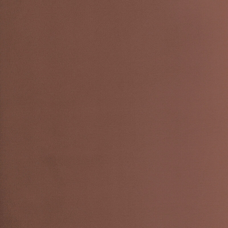 Solid swatch of brown Cuddle fabric.