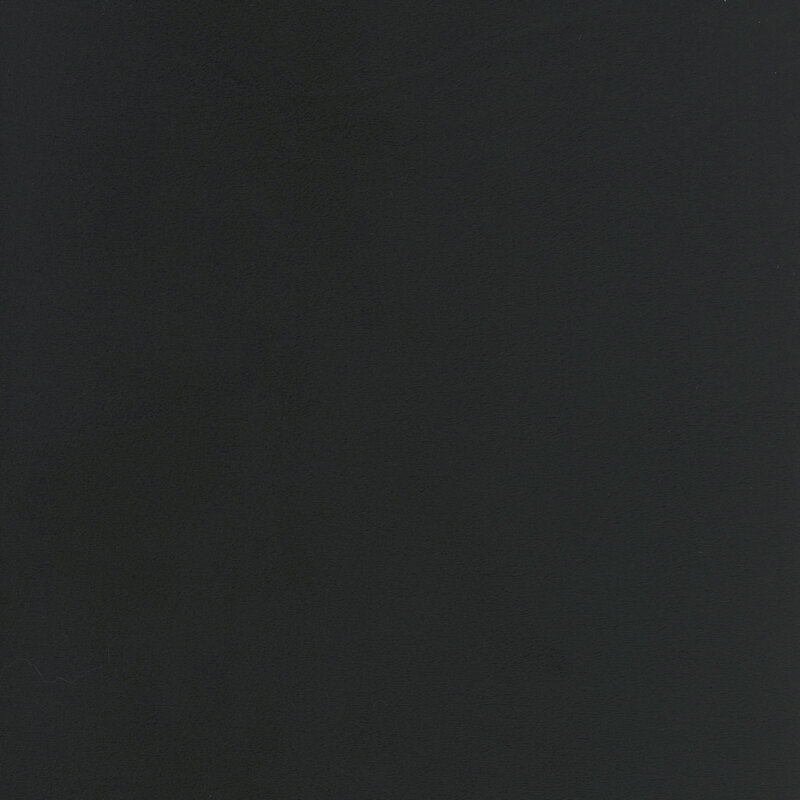 Solid swatch of black Cuddle fabric.