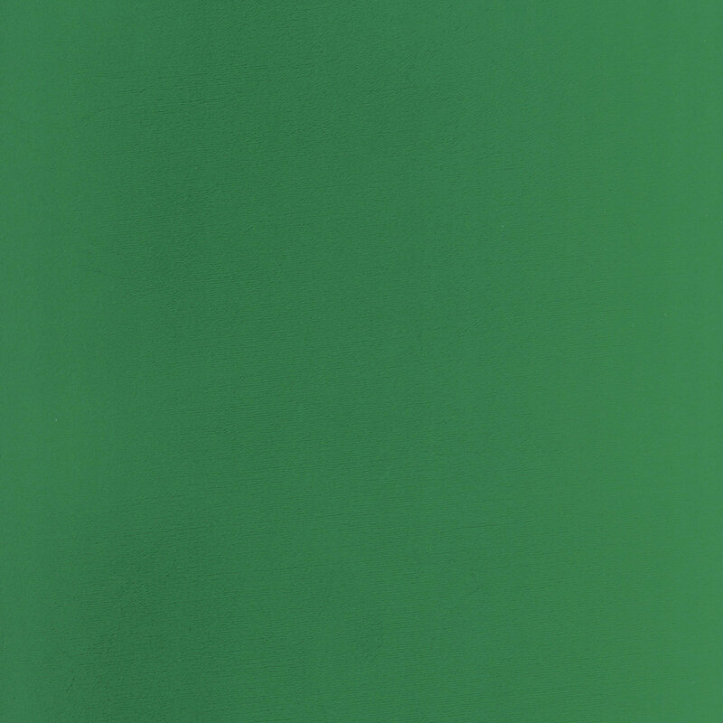 Solid swatch of emerald green Cuddle fabric.