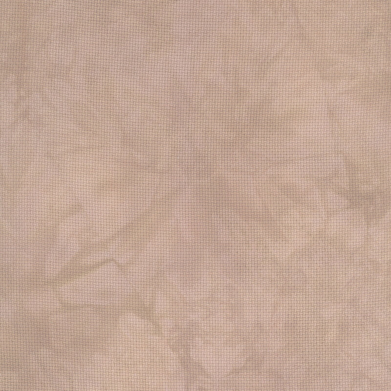 8" x 8" swatch of medium brown Aida cloth.