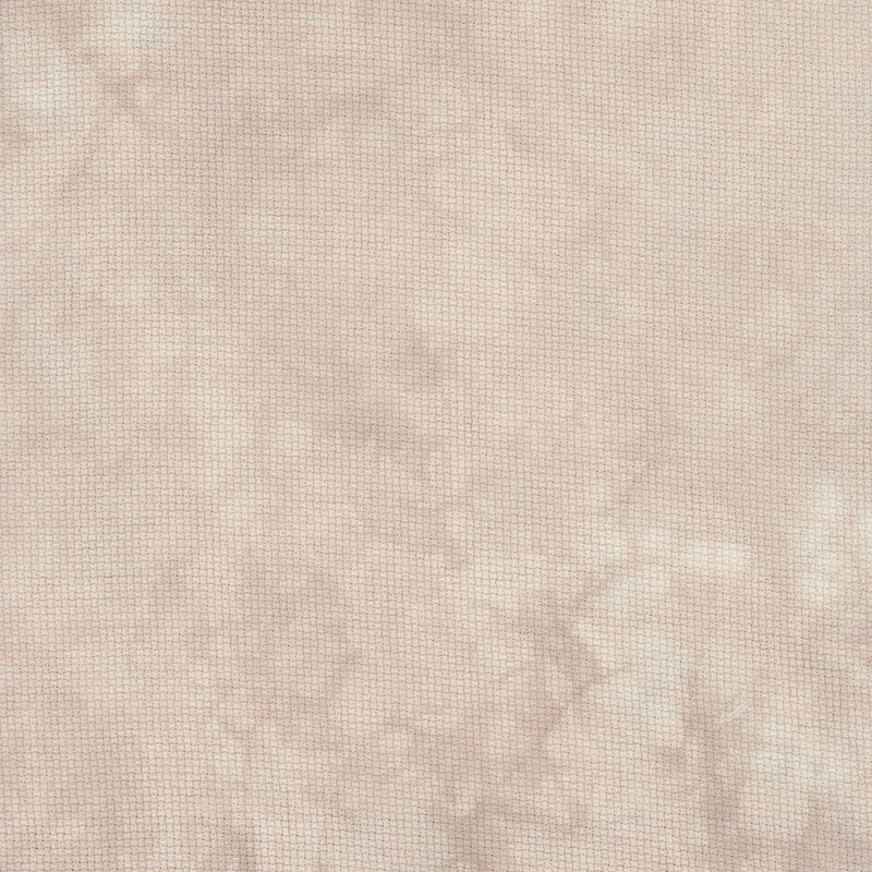 8" x 8" swatch of beige Aida cloth.