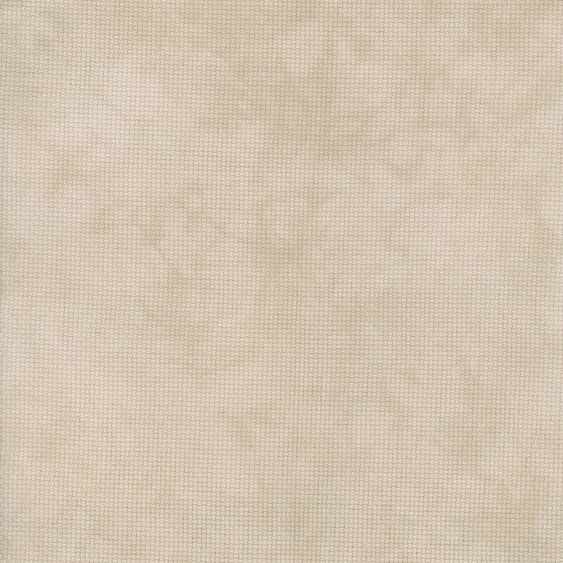 8" x 8" swatch of beige Aida cloth.