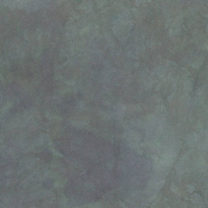 8" x 8" swatch of mottled greenish blue Linen cloth.