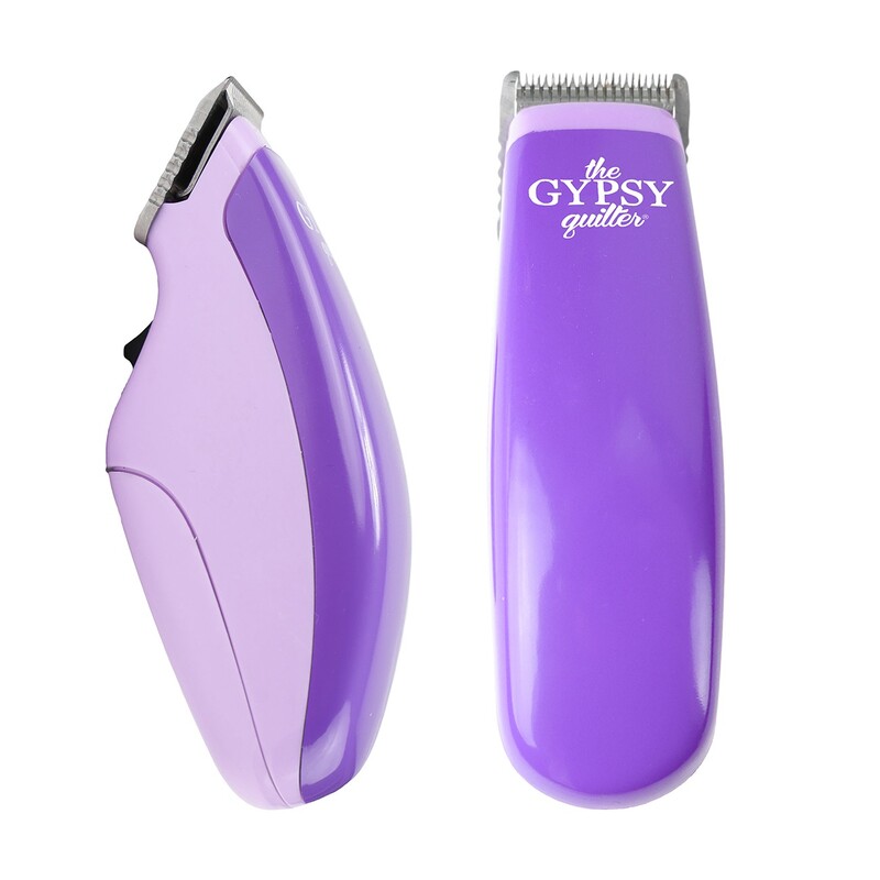 The Gypsy Quilter Snip-N-Rip Seam Ripper against a white background from the side and front.