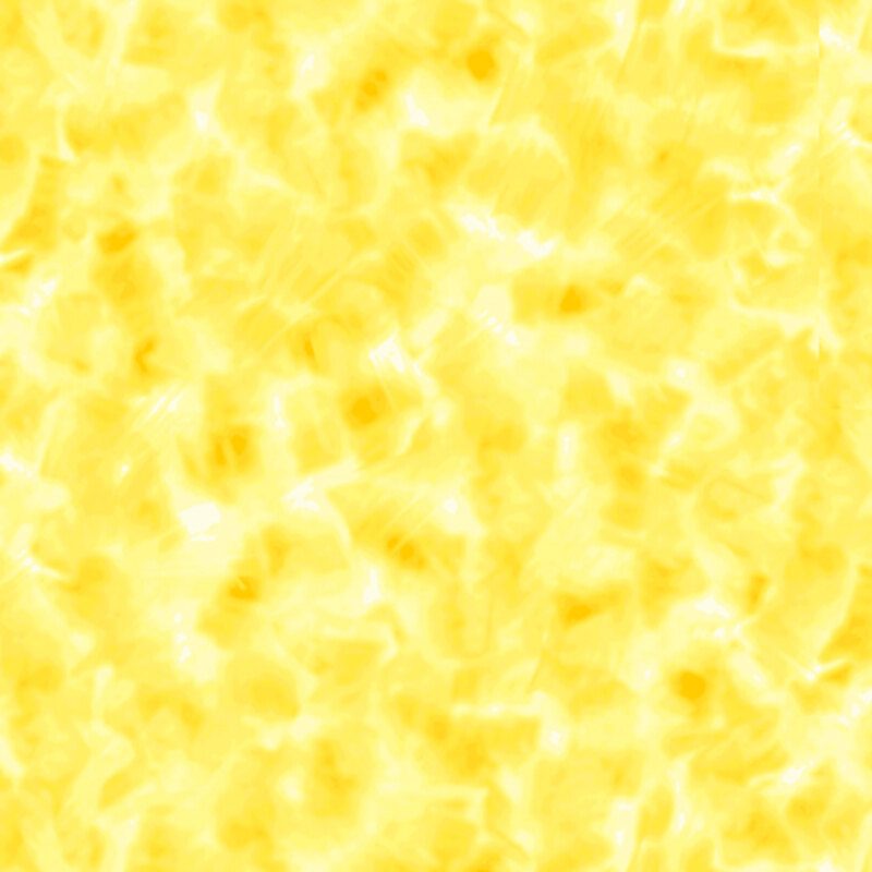 Mottled bright yellow fabric.