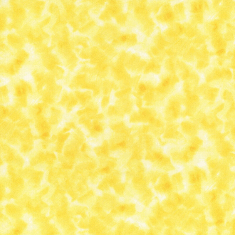 Mottled bright yellow fabric.