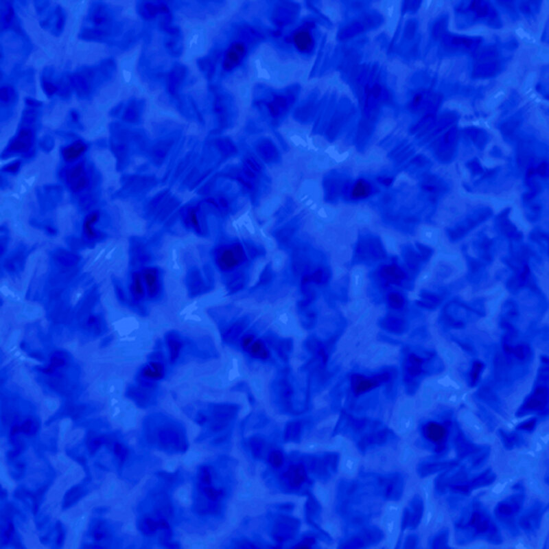 Mottled royal blue fabric.