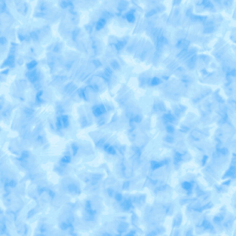 Mottled light blue fabric.