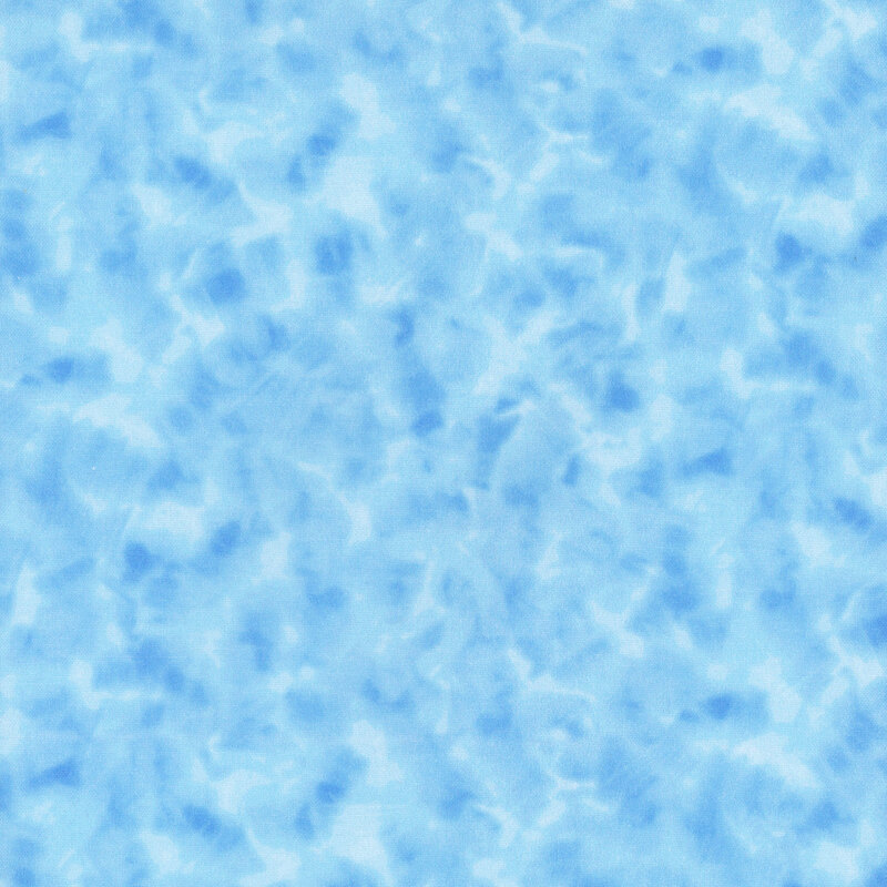 Mottled light blue fabric.