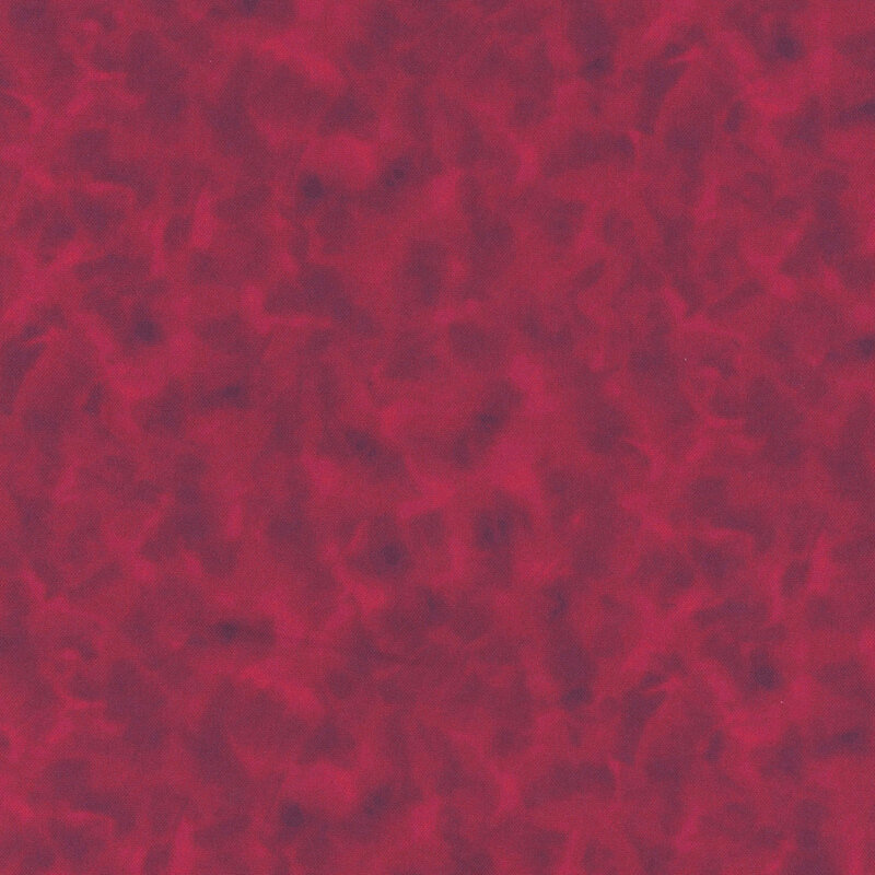 Mottled rose red fabric.