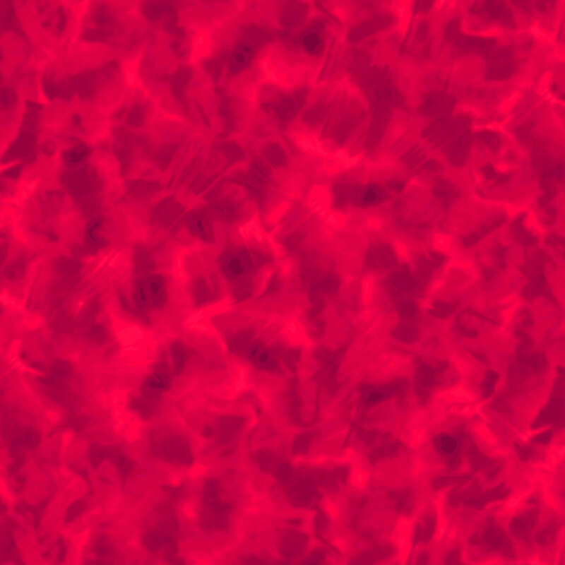 Mottled strawberry red fabric.