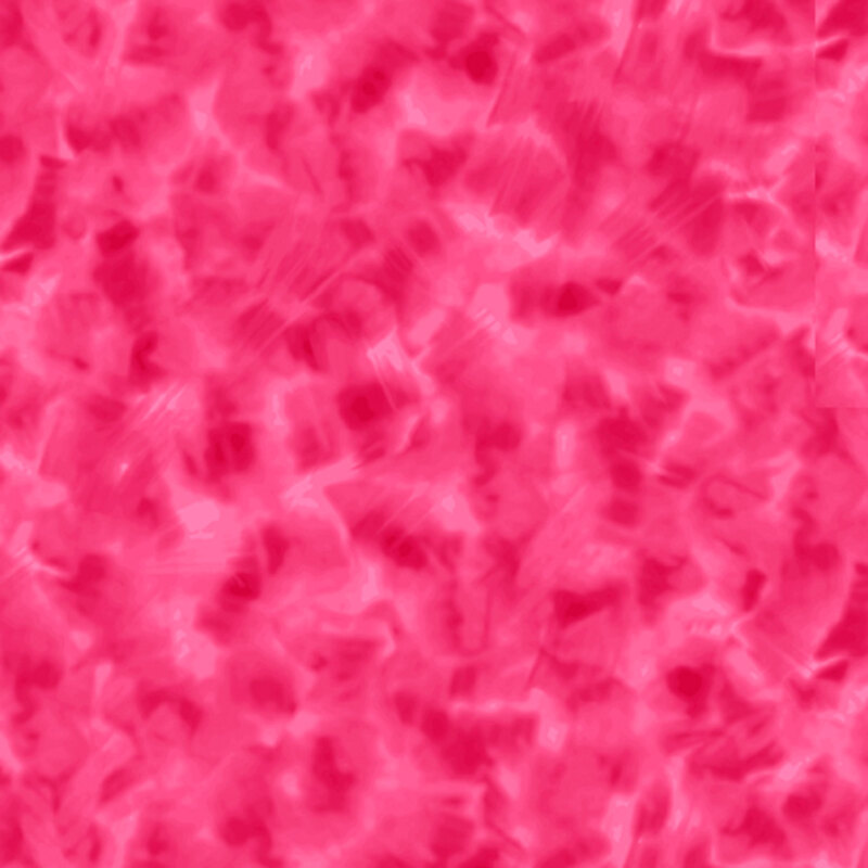 Mottled bright candy pink fabric.