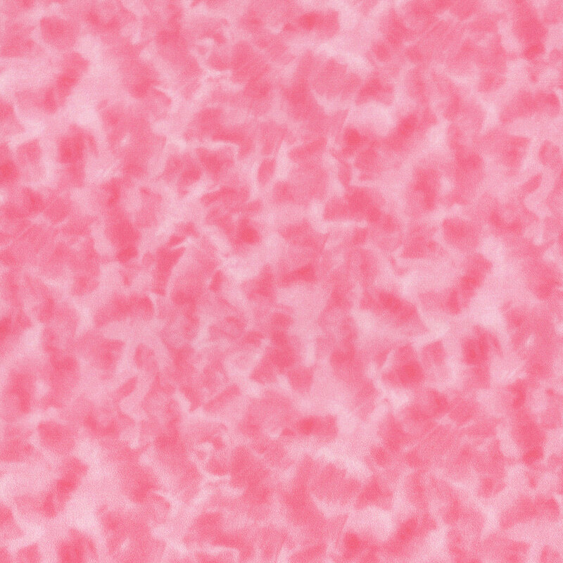 Mottled pink fabric.