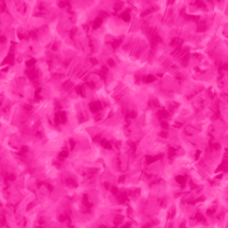 Mottled bright fuchsia fabric.