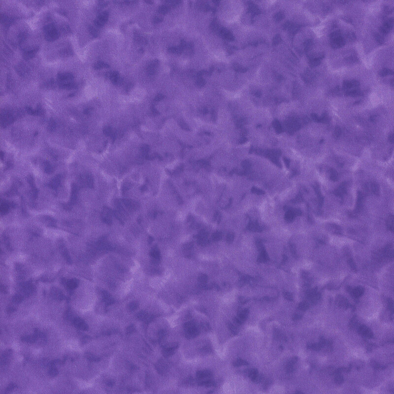 Mottled violet fabric.
