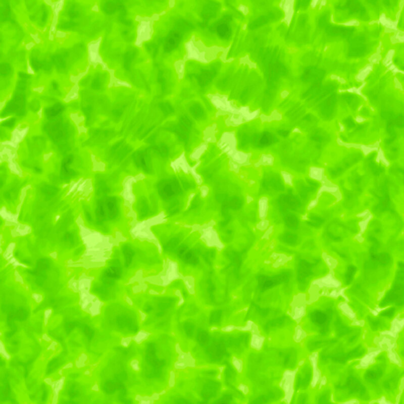 Mottled lime green fabric.