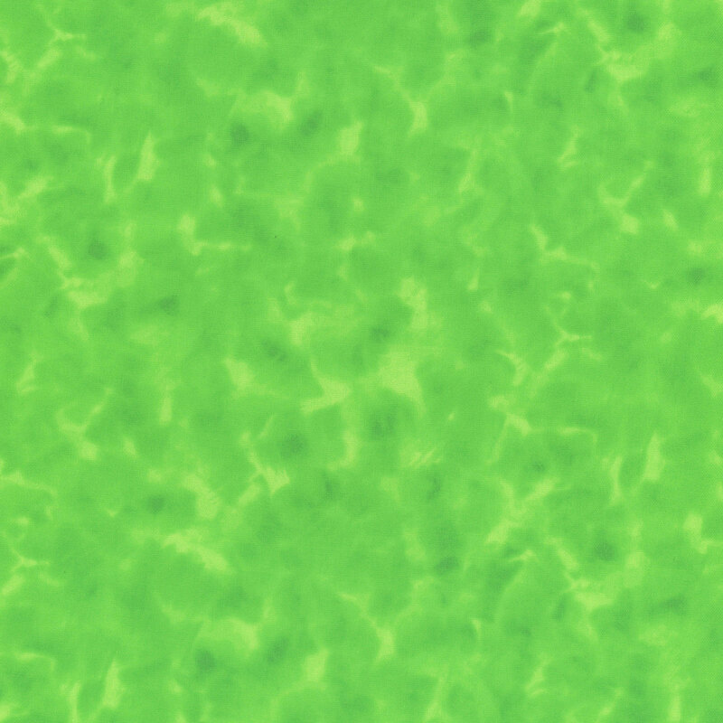 Mottled lime green fabric.