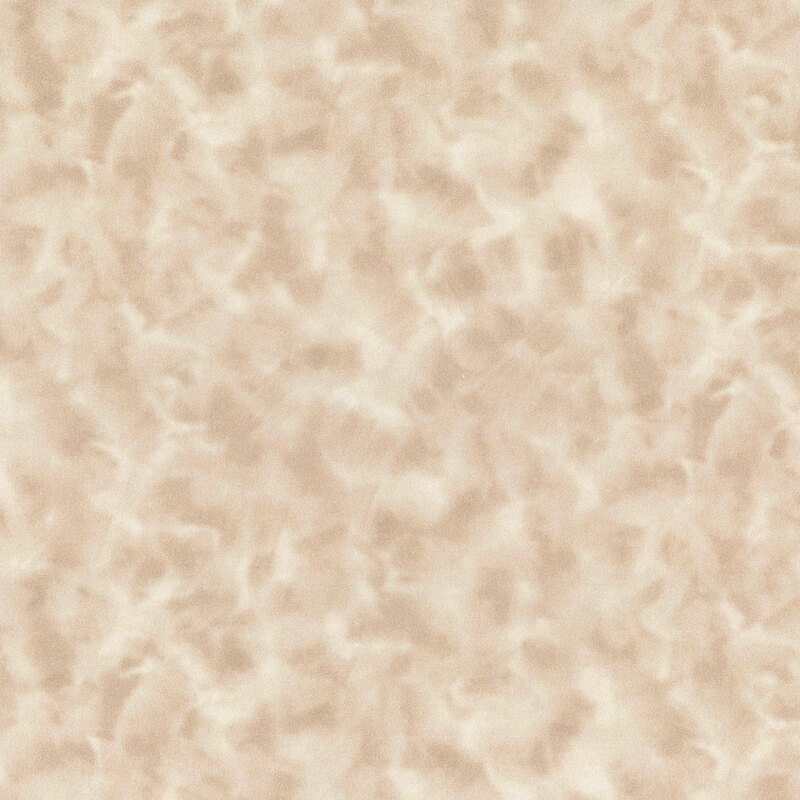 Mottled sand tan fabric.