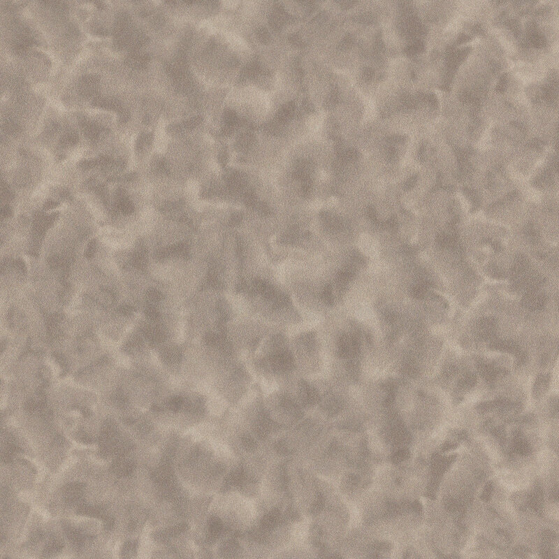 Mottled warm gray fabric.