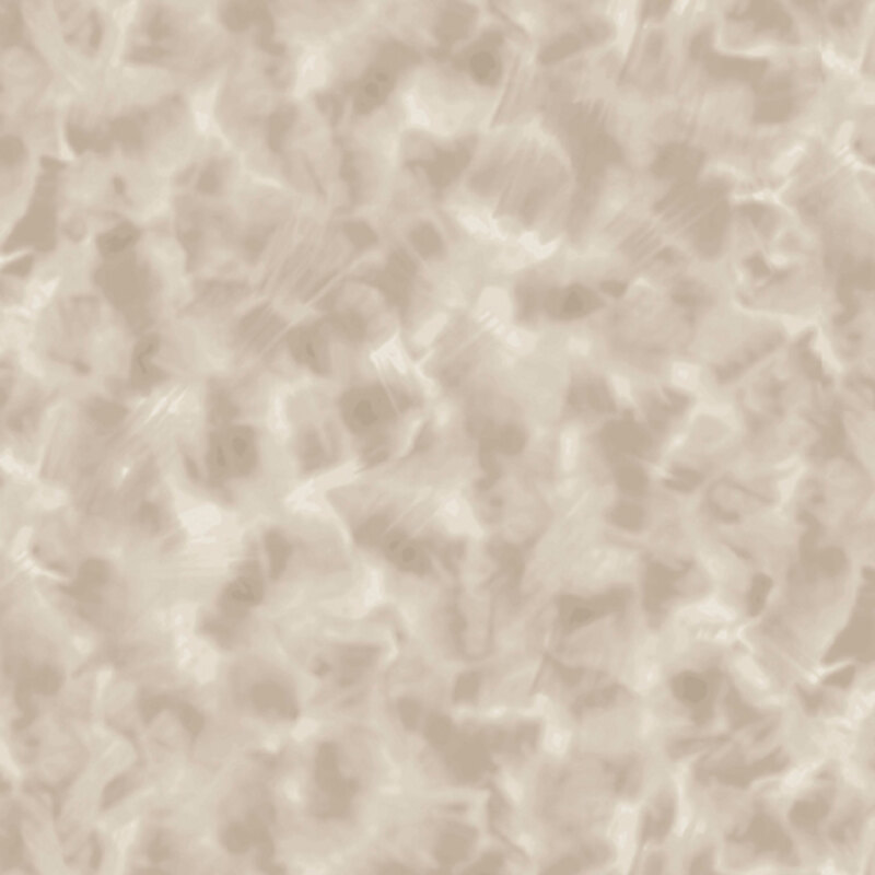 Mottled light warm gray fabric.