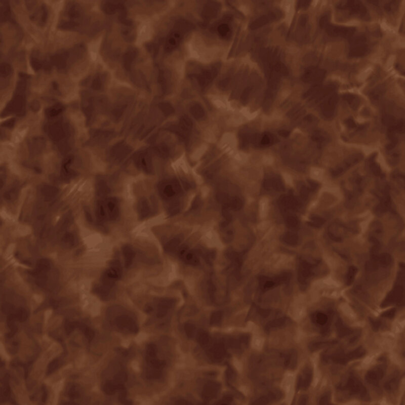 Mottled mahogany brown fabric.