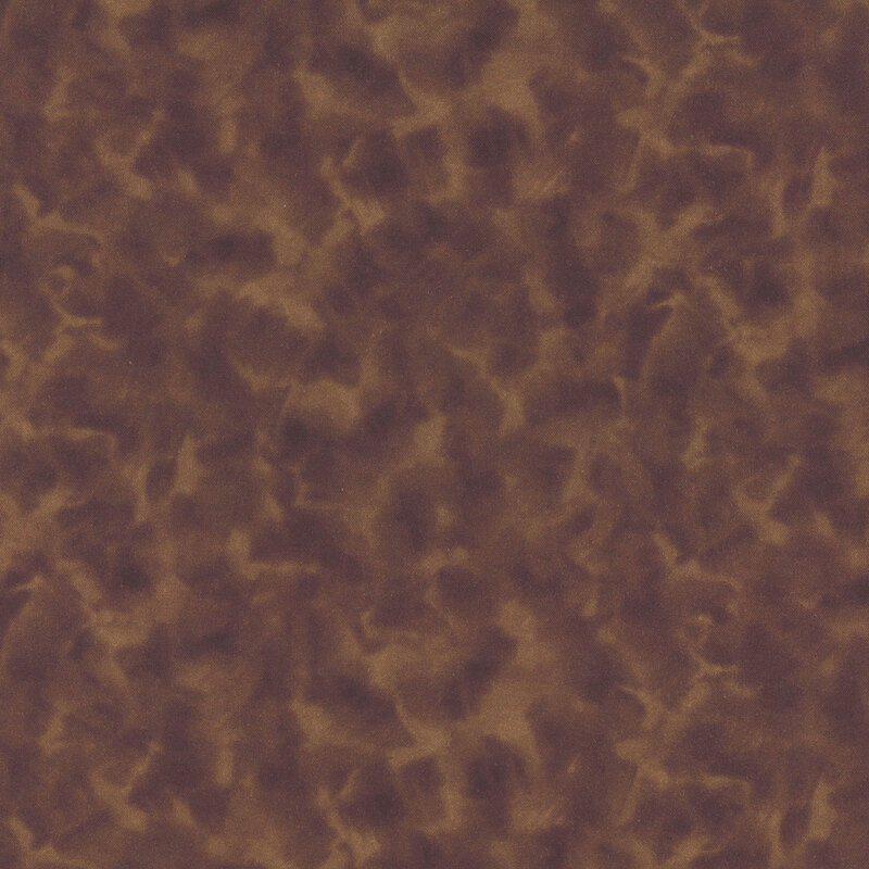 Mottled mahogany brown fabric.