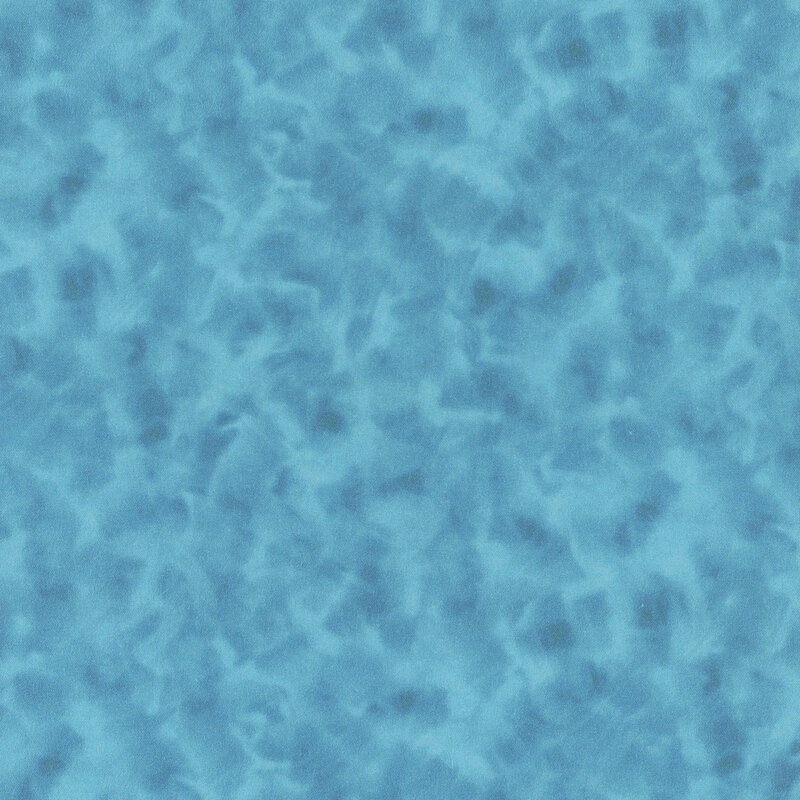 Mottled cerulean fabric.