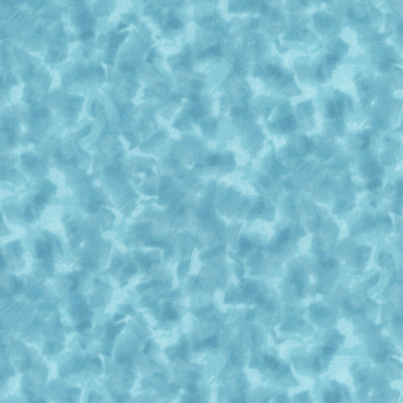 Mottled light blue fabric.
