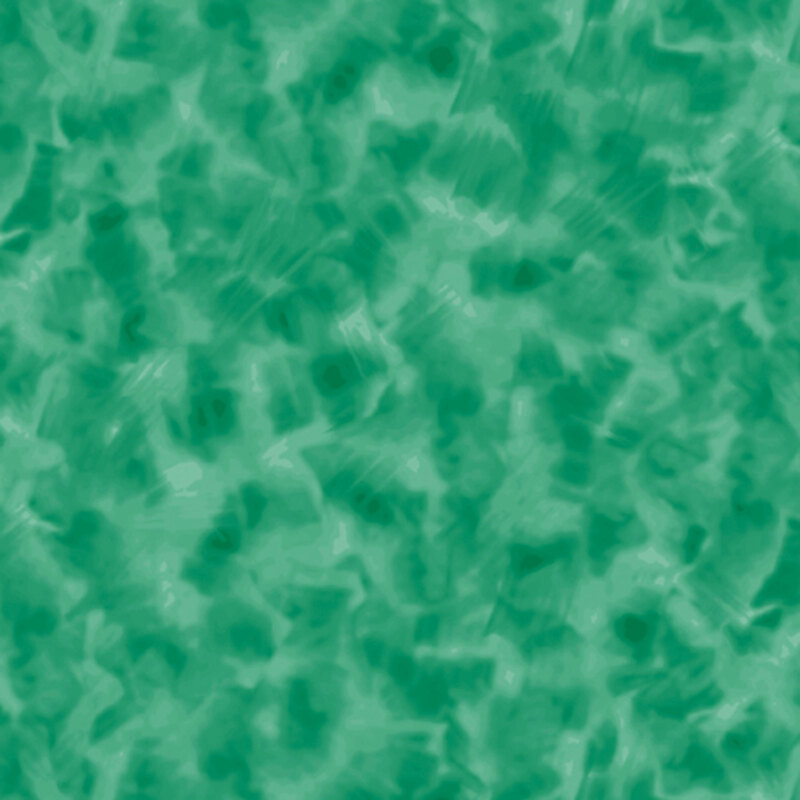 Mottled phthalo green fabric.