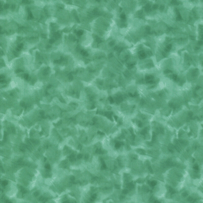 Mottled aquamarine fabric.