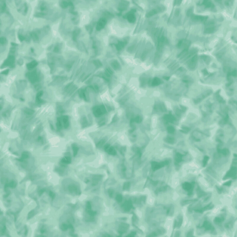 Mottled jade green fabric.