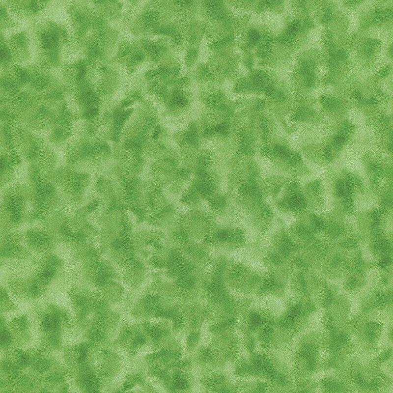 Mottled dark sage green fabric.