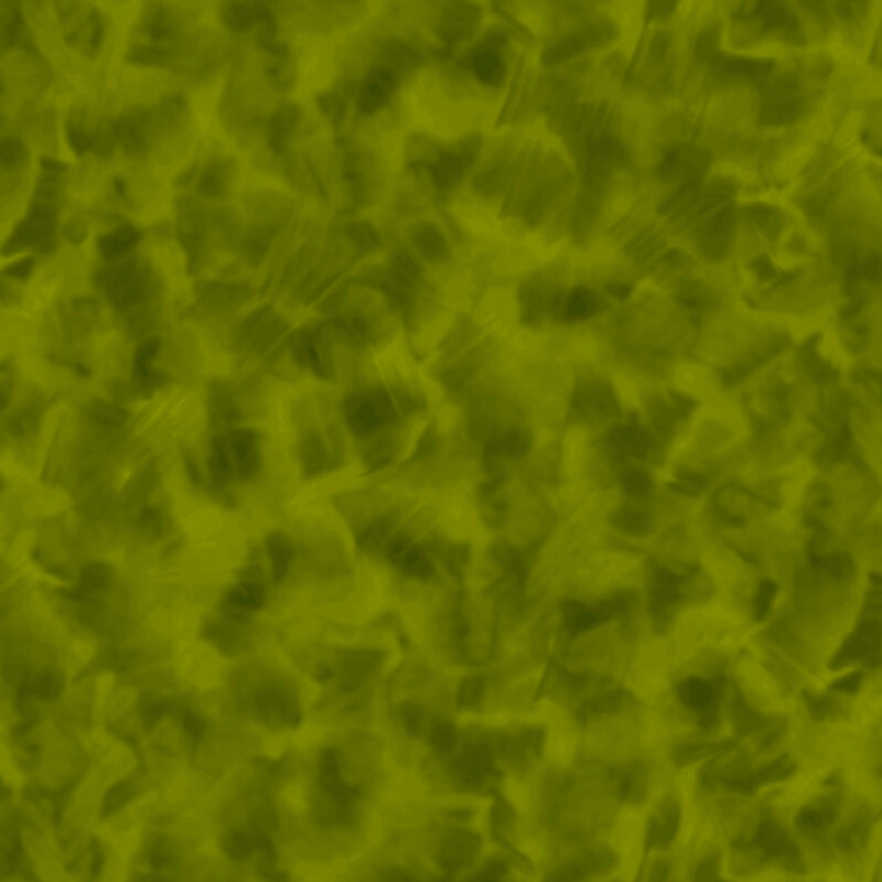 Mottled moss green fabric.