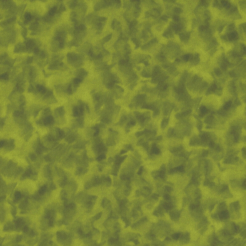 Mottled moss green fabric.