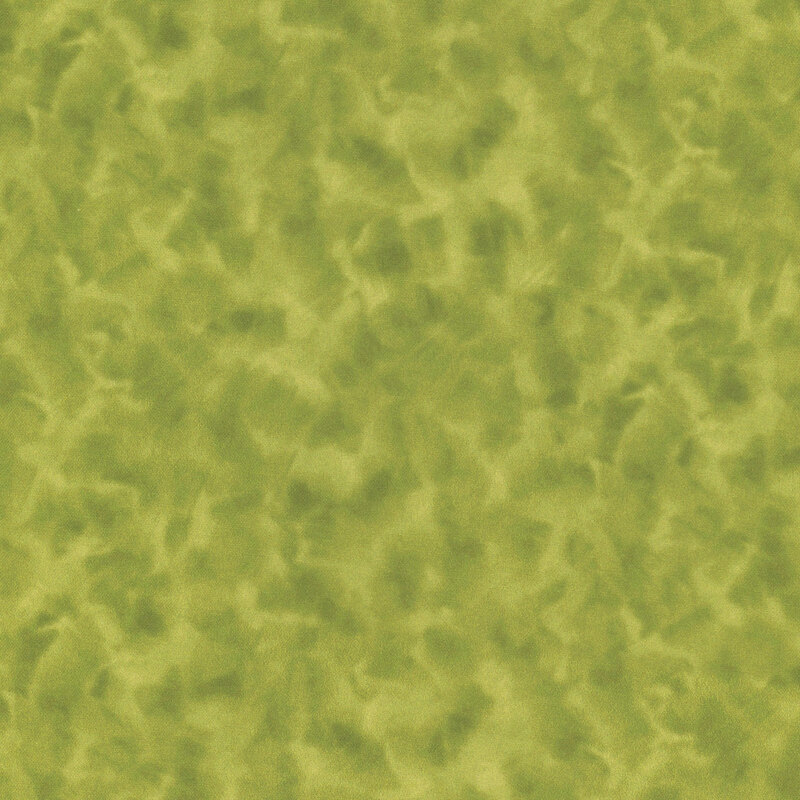 Mottled olive green fabric.
