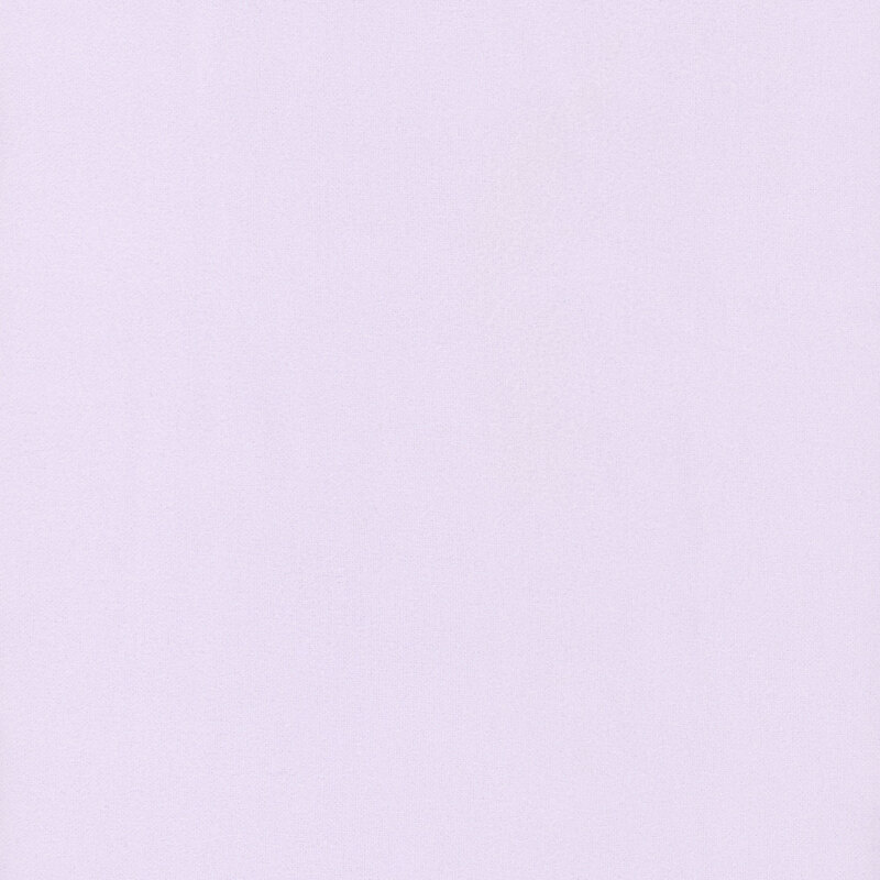 Swatch of solid, pastel purple flannel fabric 