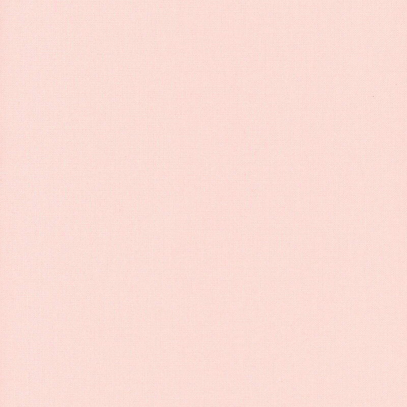 Swatch of solid, blush pink flannel fabric 