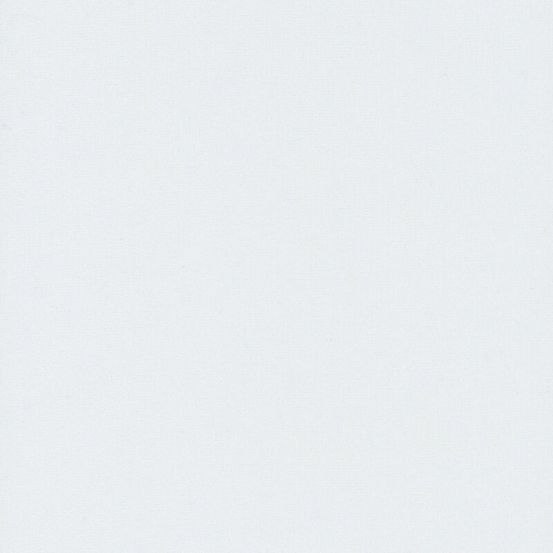 Swatch of solid, pastel blue flannel fabric 