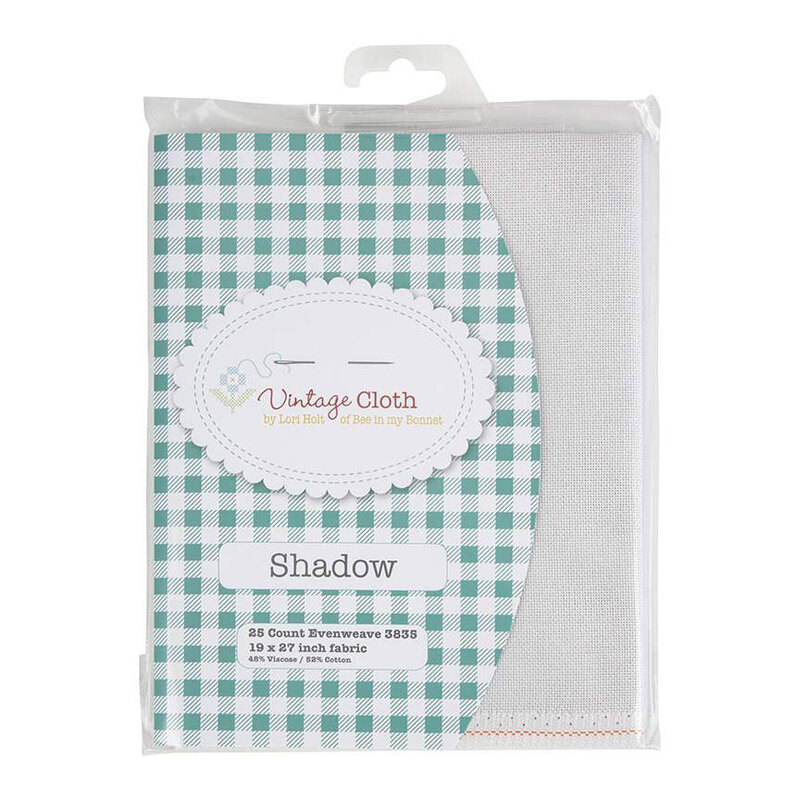 The front of the Lori Holt Vintage Cloth - Lugana Shadow package