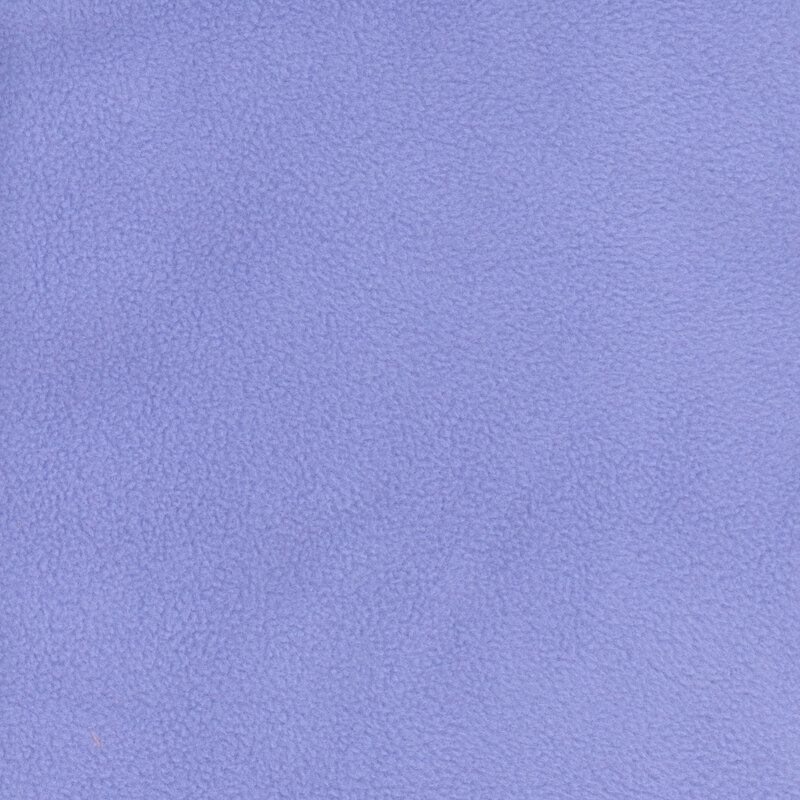 Solid fleece fabric swatch in periwinkle.