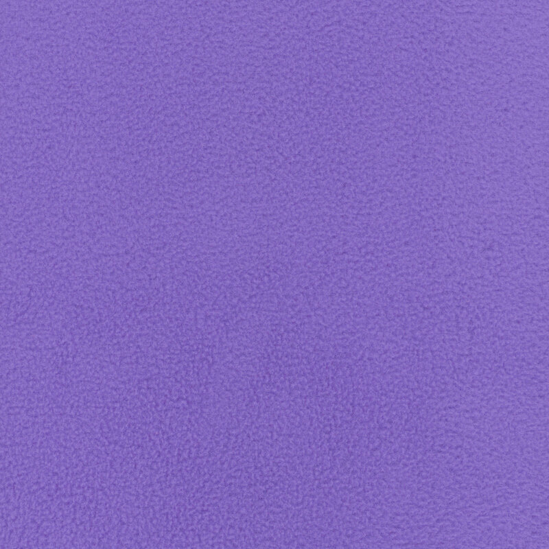 Solid fleece fabric swatch in purple.