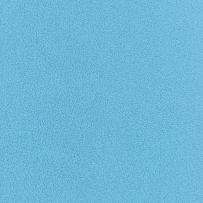 Solid fleece fabric swatch in electric blue.