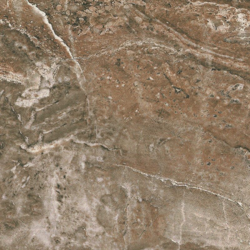 Medium brown marble texture fabric with cocoa accents 