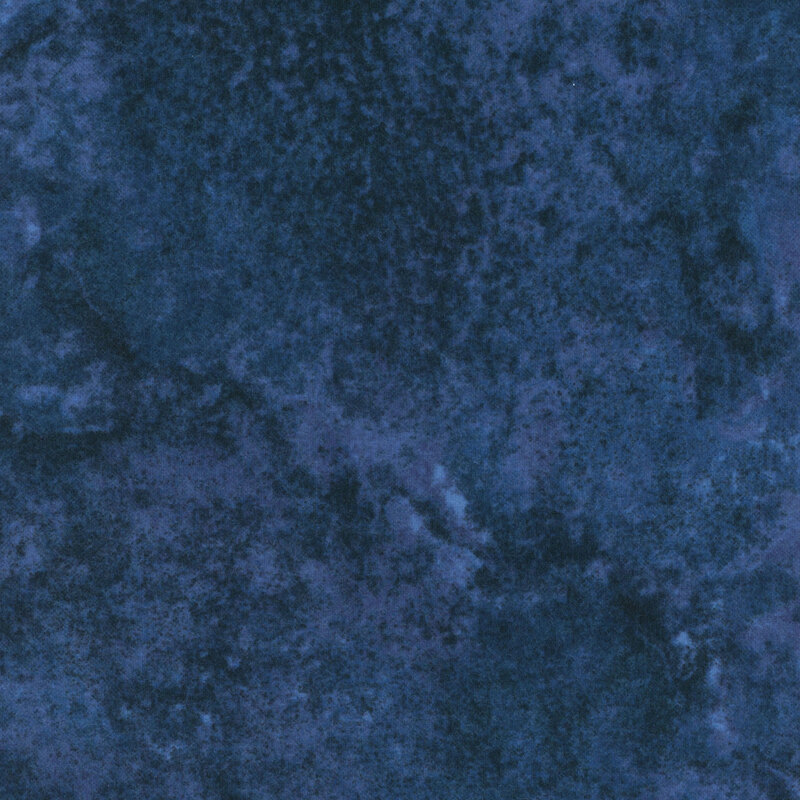 A swatch of navy blue flannel fabric with a mottled pattern.