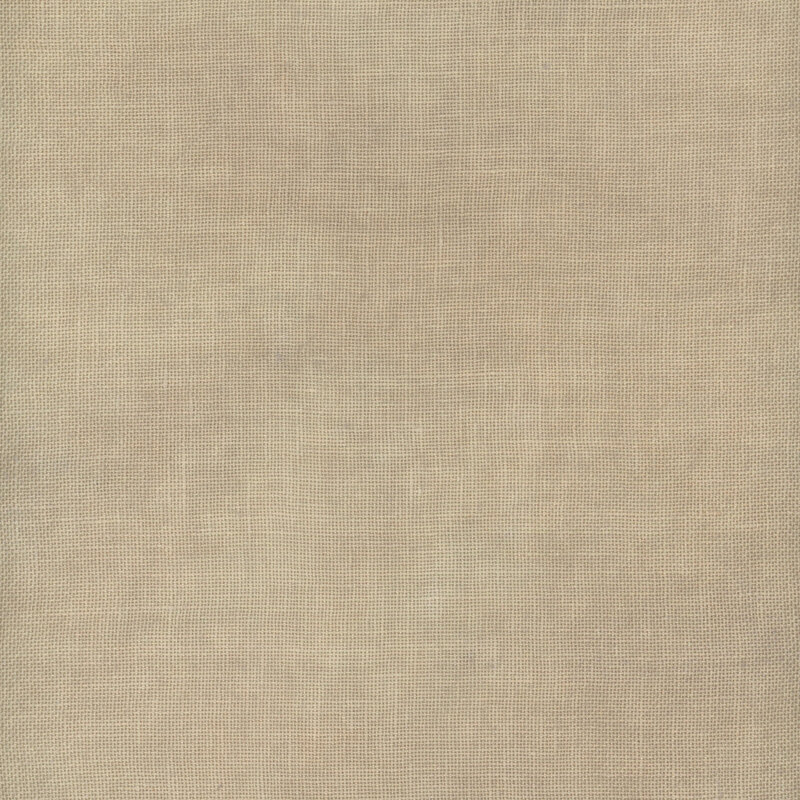 Close up swatch of 28ct Linen Fabric in the color Gray.