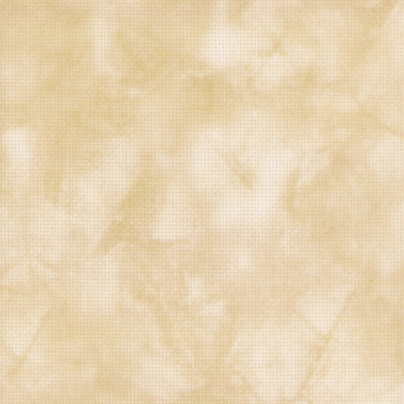A 8 x 8 scan of 14ct Aida Cloth with a mottled tan pattern.  