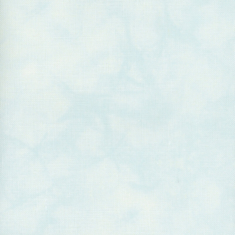 A 8 x 8 scan of 32ct Linen Cloth with a softly mottled light blue pattern.