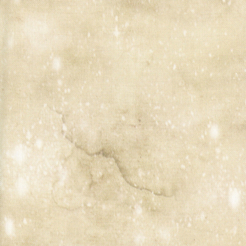 A 8 x 8 scan of 32ct Linen Cloth with a light tan print with white speckles. 