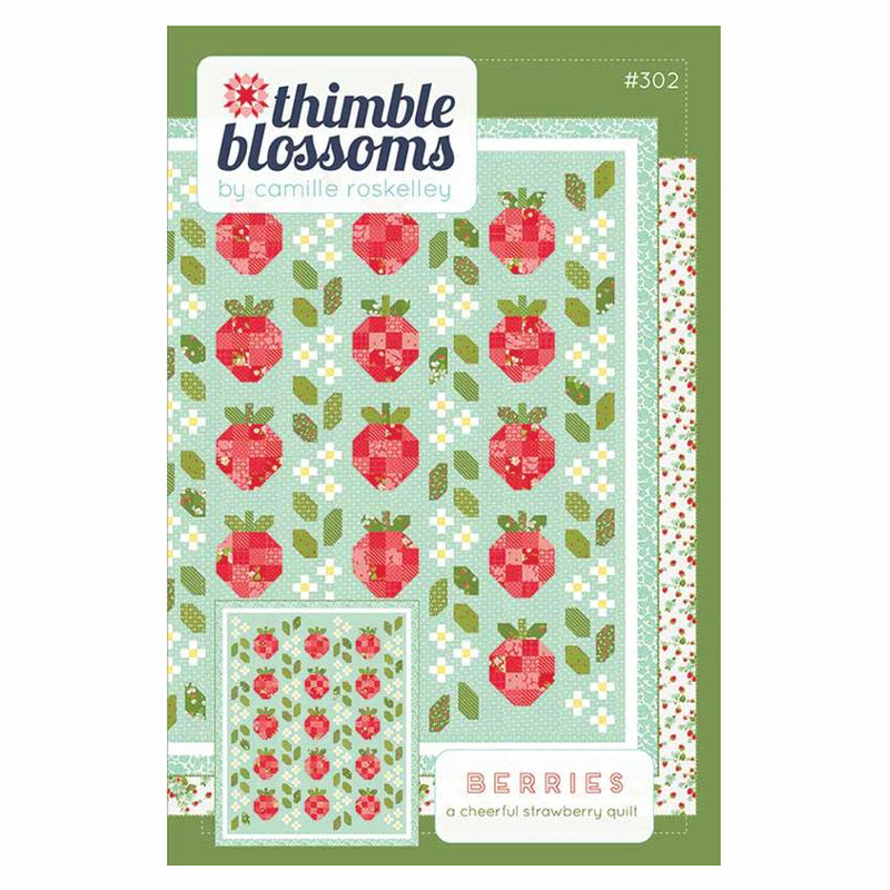 The front of the Berries quilt pattern by Camille Roskelley. 